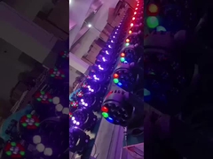 12pcs 40W RGBW 4 In 1 LED 빔 세탁 이동 머리 빛 결혼식 조명